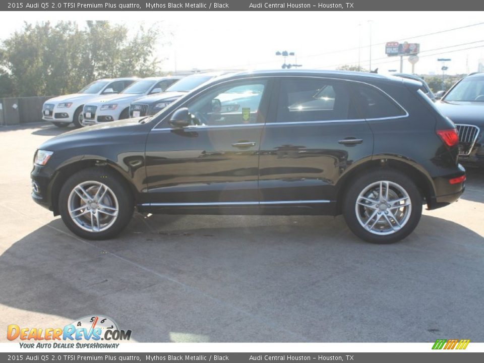 2015 Audi Q5 2.0 TFSI Premium Plus quattro Mythos Black Metallic / Black Photo #5