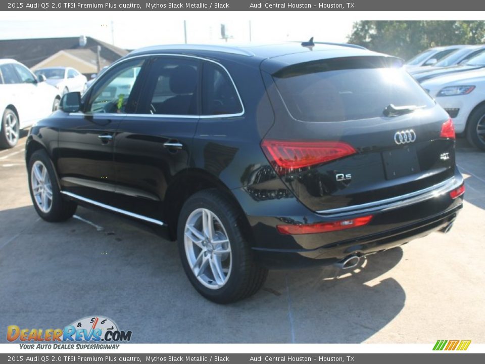 2015 Audi Q5 2.0 TFSI Premium Plus quattro Mythos Black Metallic / Black Photo #6