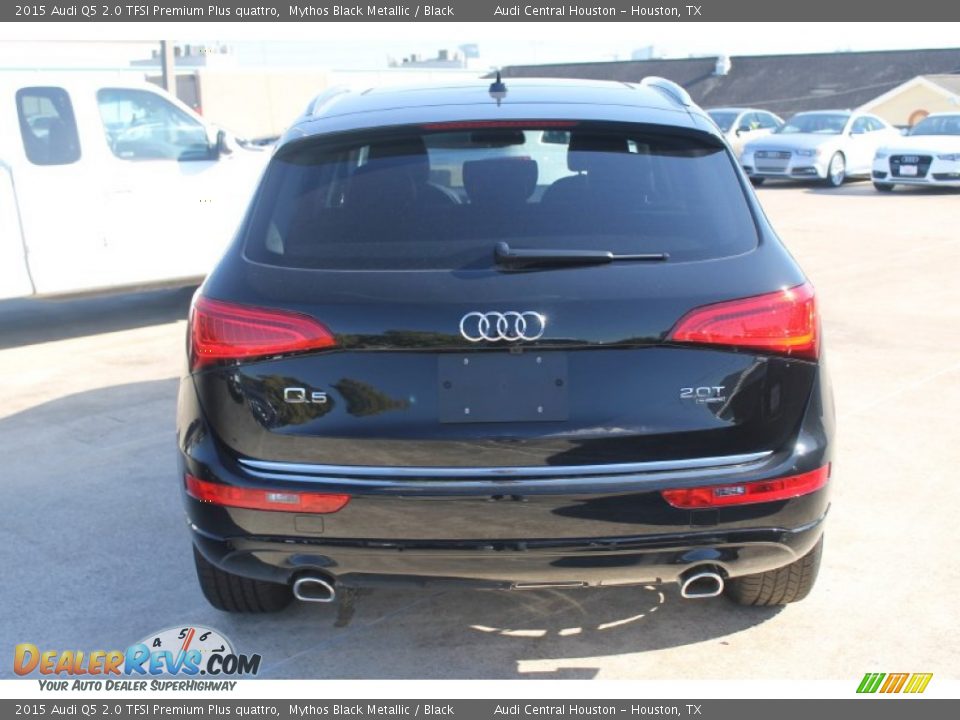 2015 Audi Q5 2.0 TFSI Premium Plus quattro Mythos Black Metallic / Black Photo #7