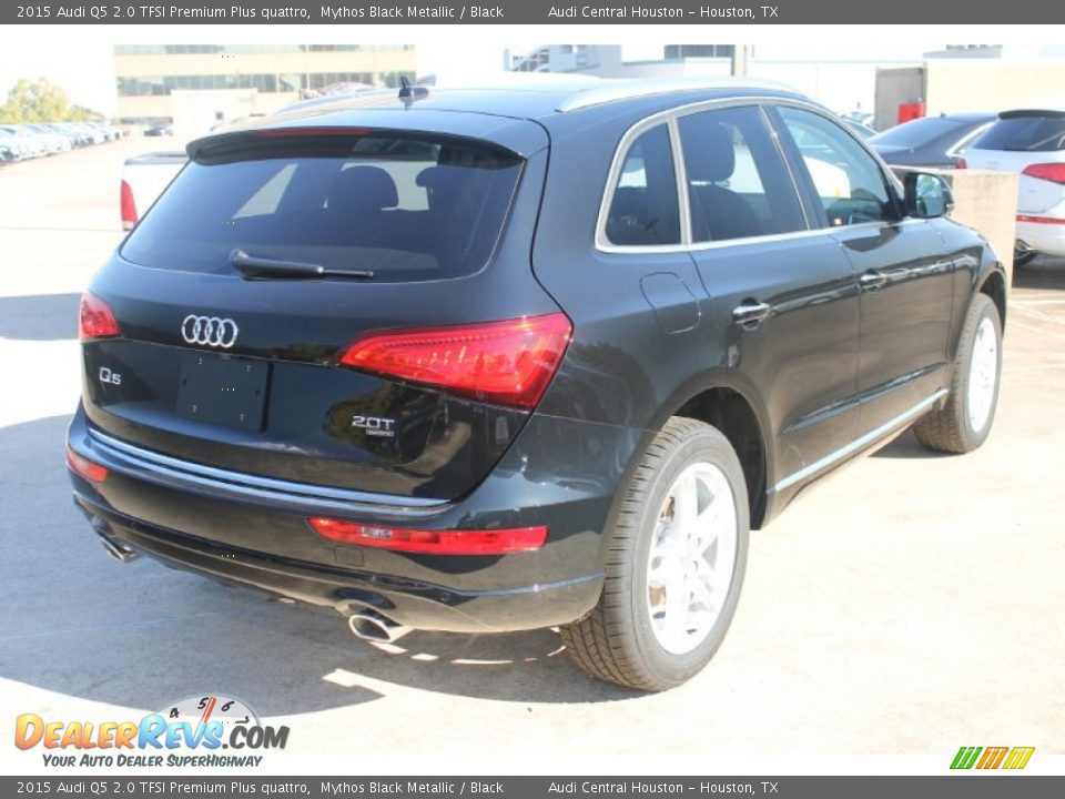 2015 Audi Q5 2.0 TFSI Premium Plus quattro Mythos Black Metallic / Black Photo #8