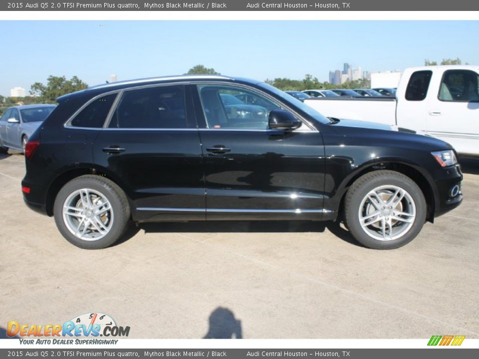 2015 Audi Q5 2.0 TFSI Premium Plus quattro Mythos Black Metallic / Black Photo #9