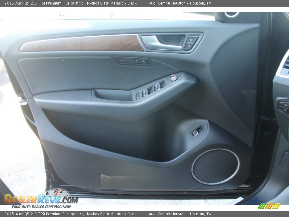 2015 Audi Q5 2.0 TFSI Premium Plus quattro Mythos Black Metallic / Black Photo #10