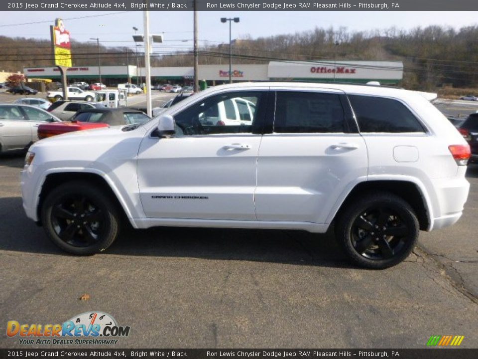 2015 Jeep Grand Cherokee Altitude 4x4 Bright White / Black Photo #2