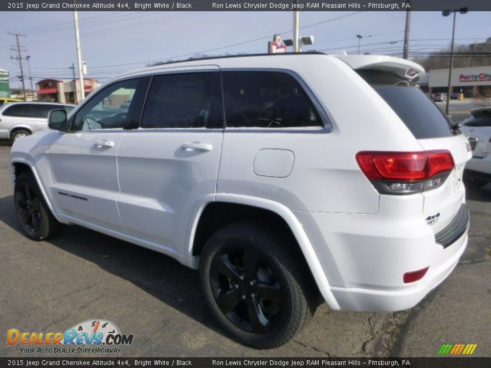 2015 Jeep Grand Cherokee Altitude 4x4 Bright White / Black Photo #3