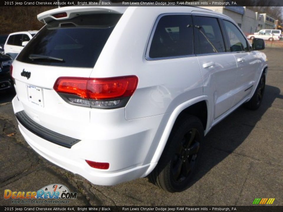 2015 Jeep Grand Cherokee Altitude 4x4 Bright White / Black Photo #5