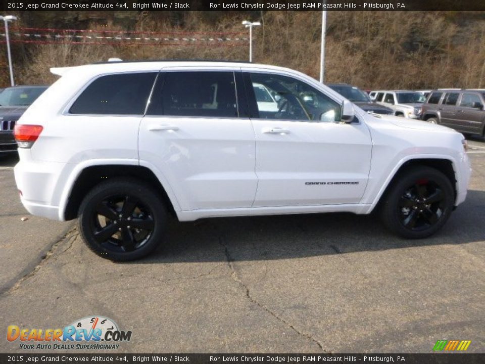 2015 Jeep Grand Cherokee Altitude 4x4 Bright White / Black Photo #6