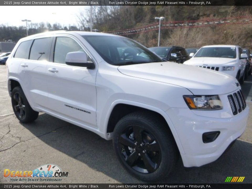 2015 Jeep Grand Cherokee Altitude 4x4 Bright White / Black Photo #7