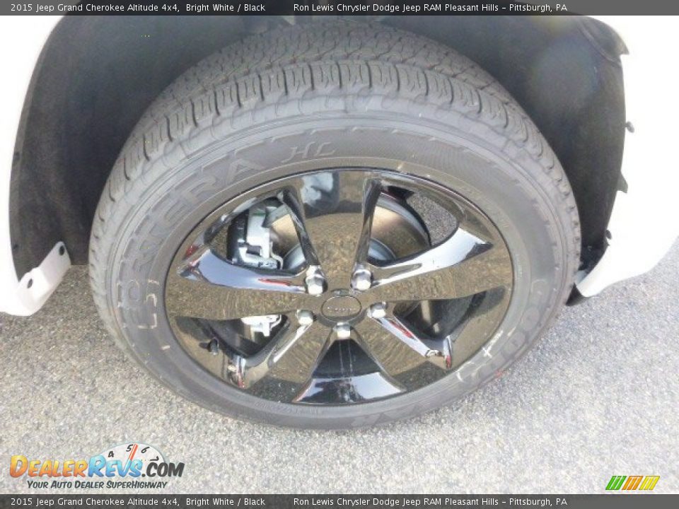 2015 Jeep Grand Cherokee Altitude 4x4 Bright White / Black Photo #9