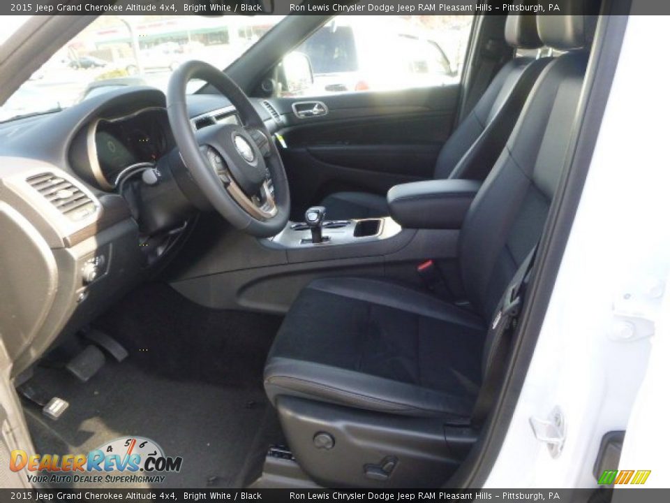 2015 Jeep Grand Cherokee Altitude 4x4 Bright White / Black Photo #15