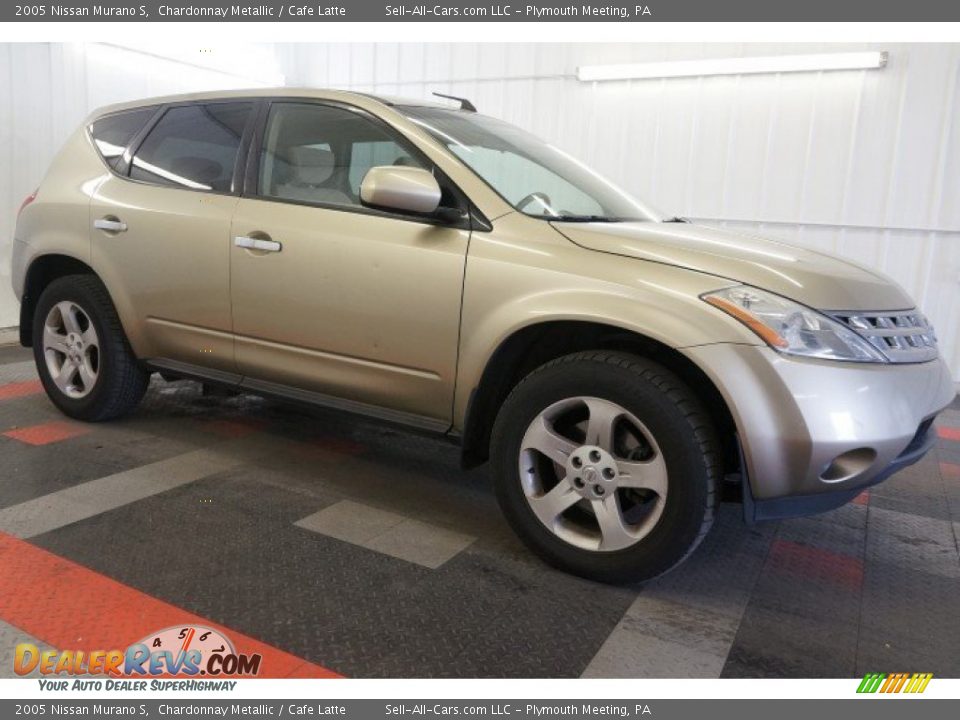 2005 Nissan Murano S Chardonnay Metallic / Cafe Latte Photo #6
