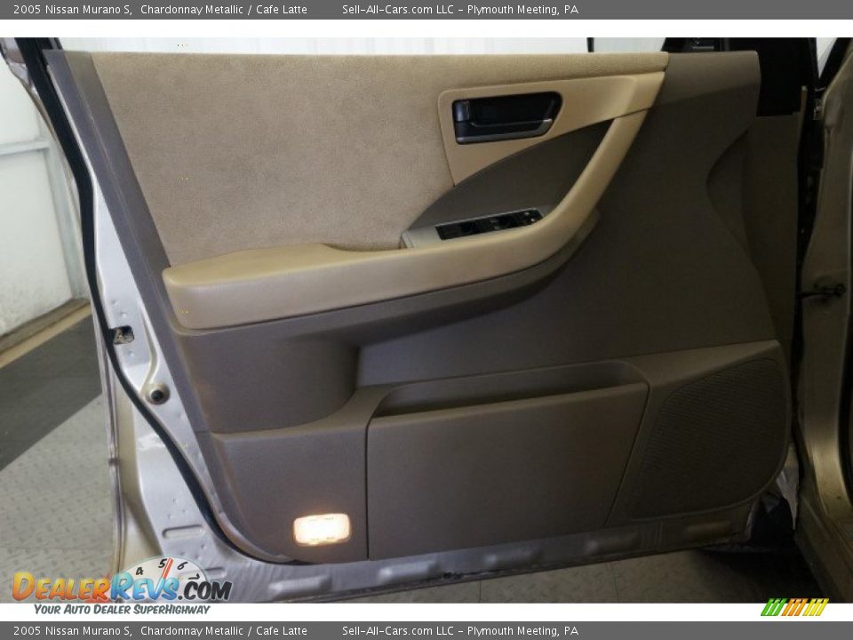 2005 Nissan Murano S Chardonnay Metallic / Cafe Latte Photo #12