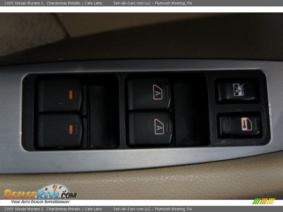 2005 Nissan Murano S Chardonnay Metallic / Cafe Latte Photo #13