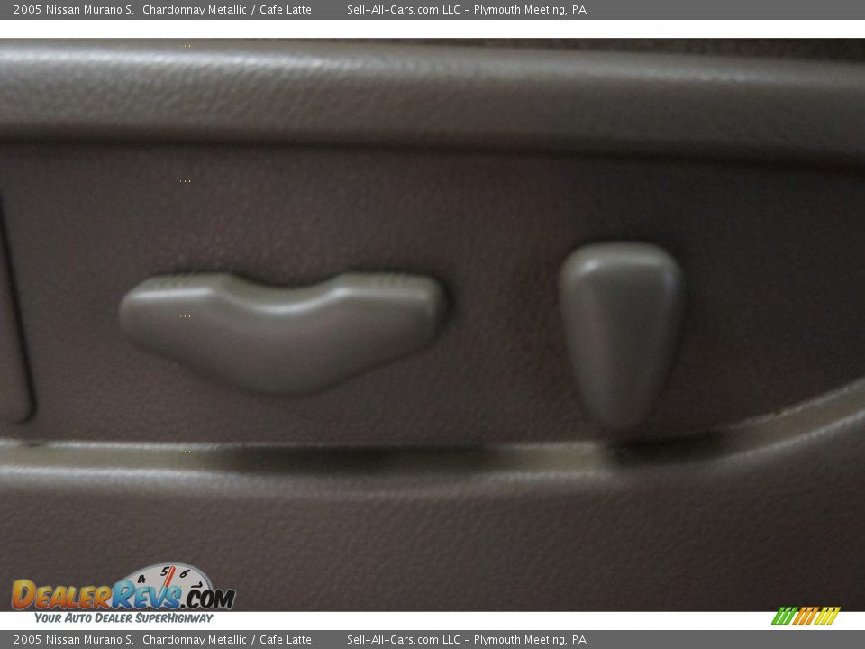 2005 Nissan Murano S Chardonnay Metallic / Cafe Latte Photo #19