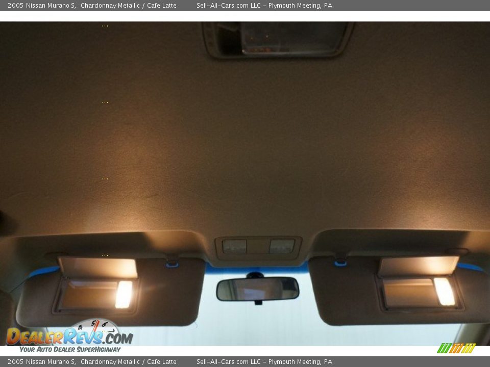 2005 Nissan Murano S Chardonnay Metallic / Cafe Latte Photo #20