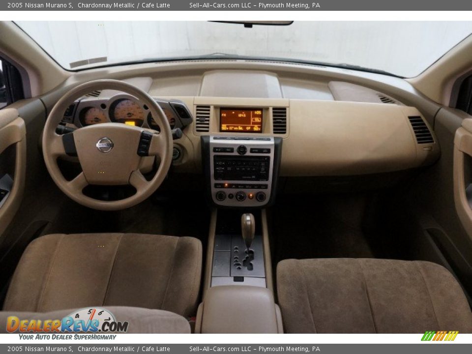 2005 Nissan Murano S Chardonnay Metallic / Cafe Latte Photo #21