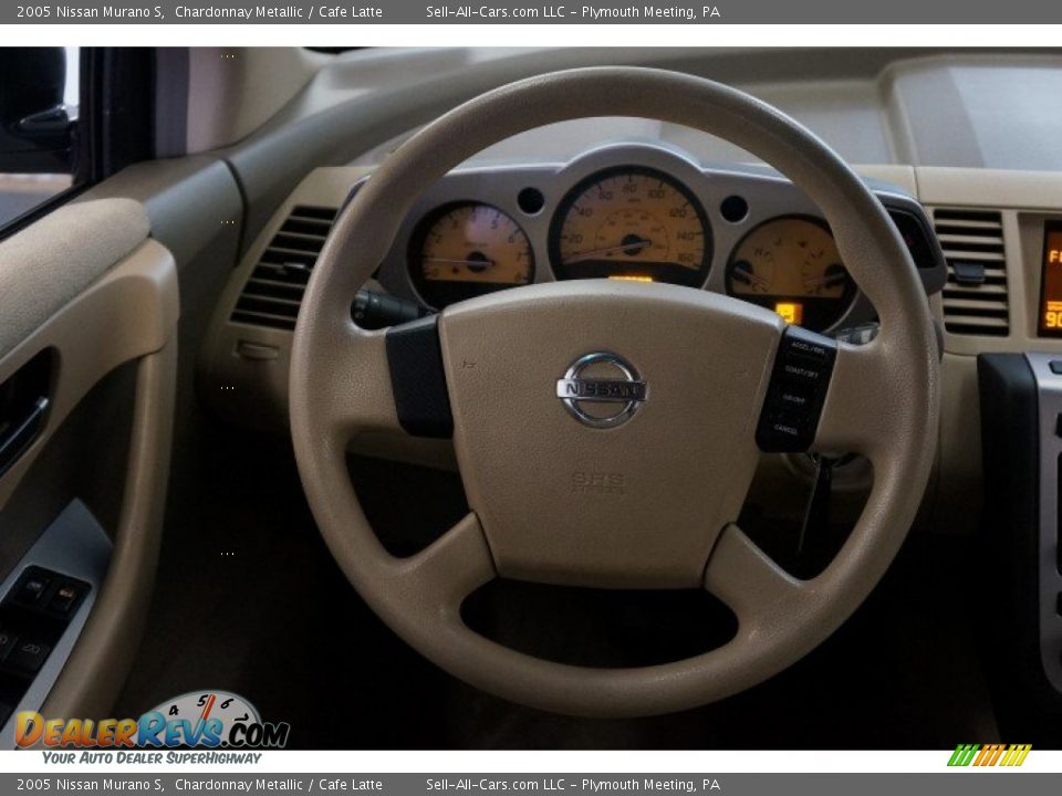 2005 Nissan Murano S Chardonnay Metallic / Cafe Latte Photo #22