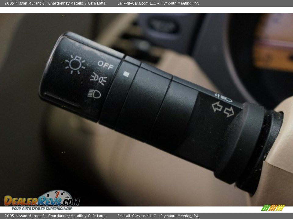 2005 Nissan Murano S Chardonnay Metallic / Cafe Latte Photo #23