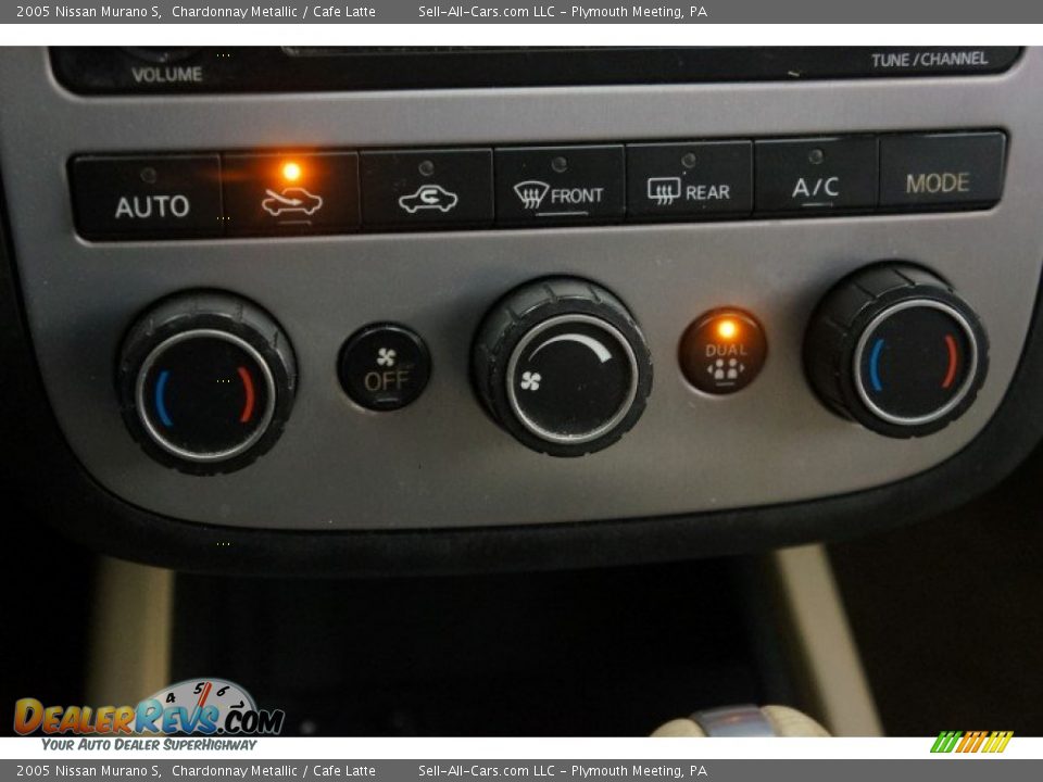 2005 Nissan Murano S Chardonnay Metallic / Cafe Latte Photo #28