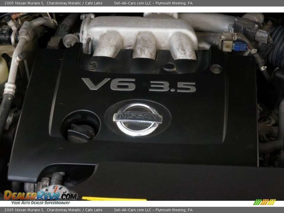 2005 Nissan Murano S Chardonnay Metallic / Cafe Latte Photo #32