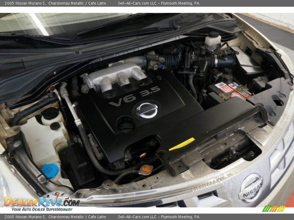 2005 Nissan Murano S Chardonnay Metallic / Cafe Latte Photo #33