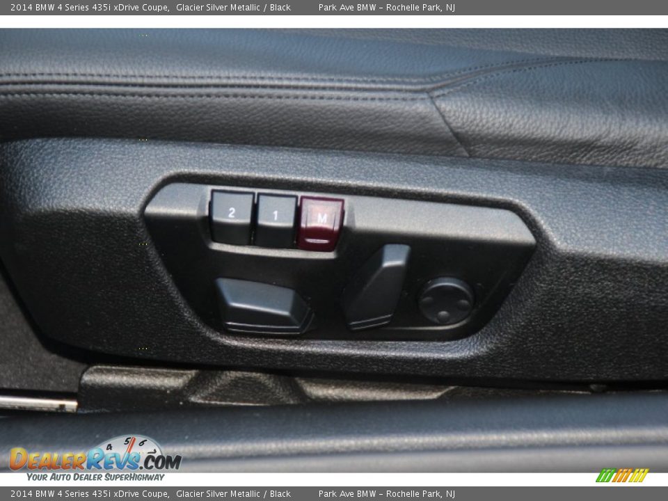 2014 BMW 4 Series 435i xDrive Coupe Glacier Silver Metallic / Black Photo #13