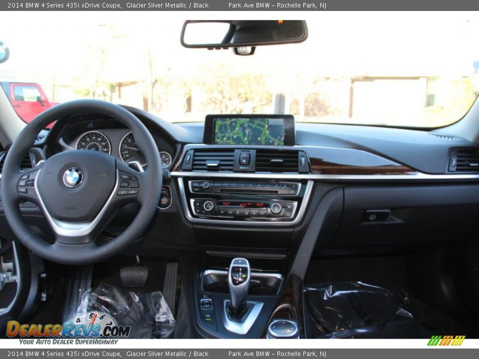 2014 BMW 4 Series 435i xDrive Coupe Glacier Silver Metallic / Black Photo #16