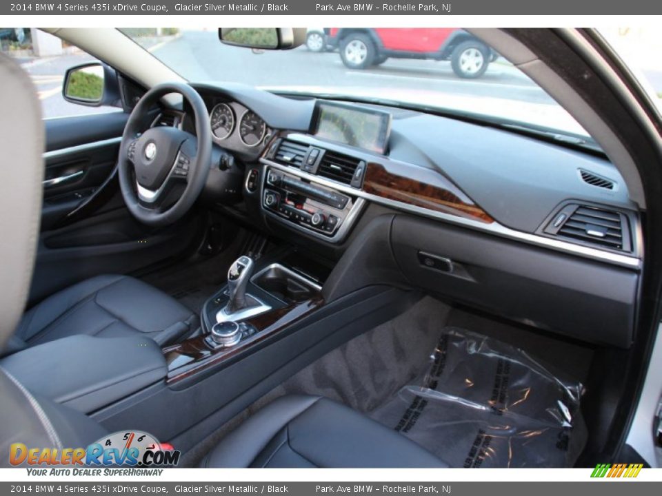 2014 BMW 4 Series 435i xDrive Coupe Glacier Silver Metallic / Black Photo #27