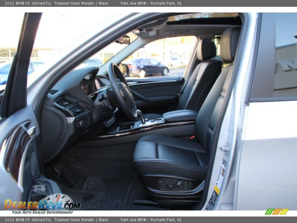 2012 BMW X5 xDrive35d Titanium Silver Metallic / Black Photo #11