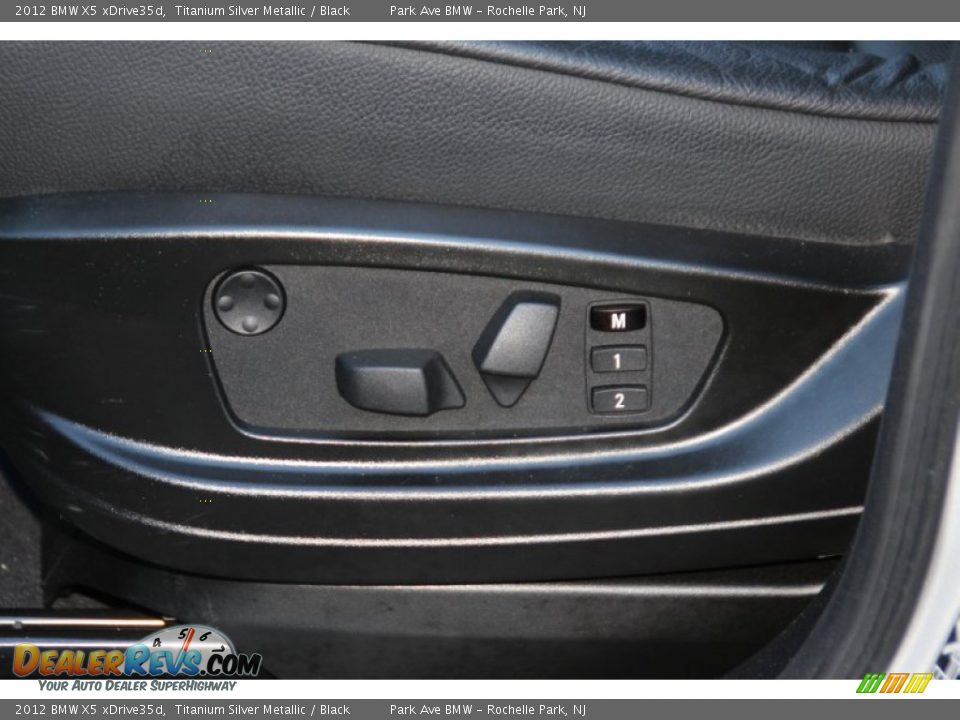 2012 BMW X5 xDrive35d Titanium Silver Metallic / Black Photo #12