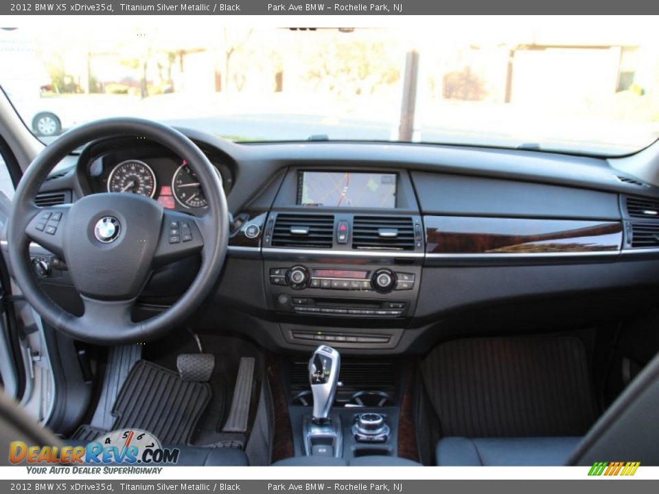 2012 BMW X5 xDrive35d Titanium Silver Metallic / Black Photo #15