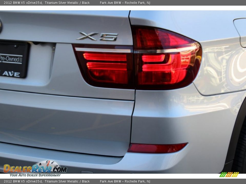 2012 BMW X5 xDrive35d Titanium Silver Metallic / Black Photo #24