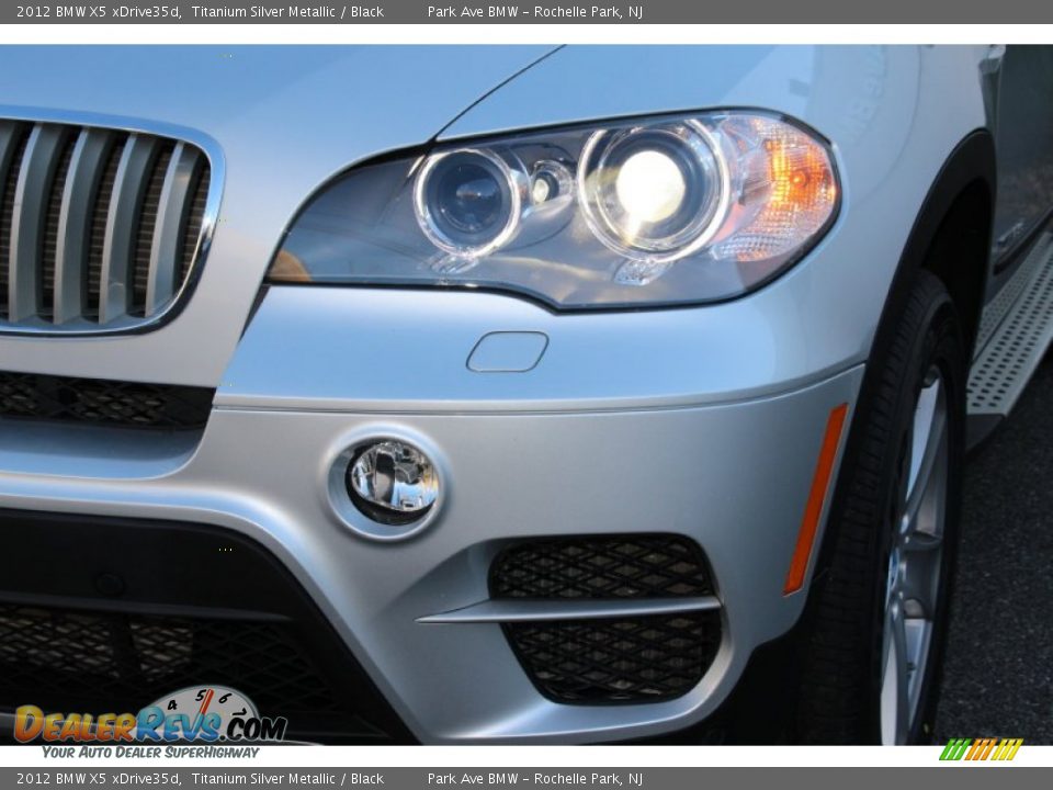 2012 BMW X5 xDrive35d Titanium Silver Metallic / Black Photo #32