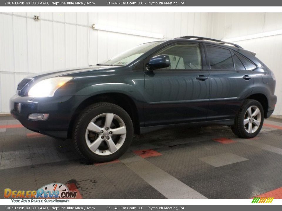 2004 Lexus RX 330 AWD Neptune Blue Mica / Ivory Photo #2