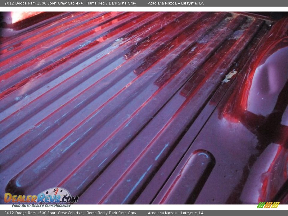 2012 Dodge Ram 1500 Sport Crew Cab 4x4 Flame Red / Dark Slate Gray Photo #8