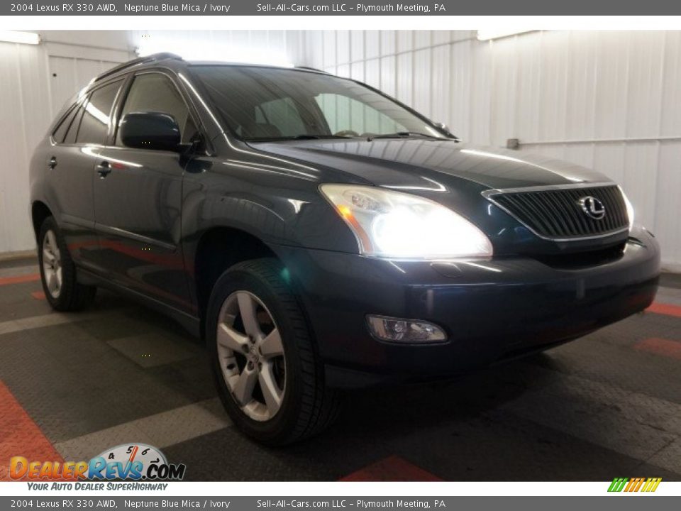 2004 Lexus RX 330 AWD Neptune Blue Mica / Ivory Photo #5