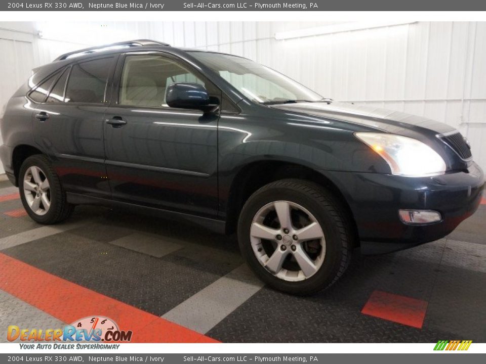2004 Lexus RX 330 AWD Neptune Blue Mica / Ivory Photo #6