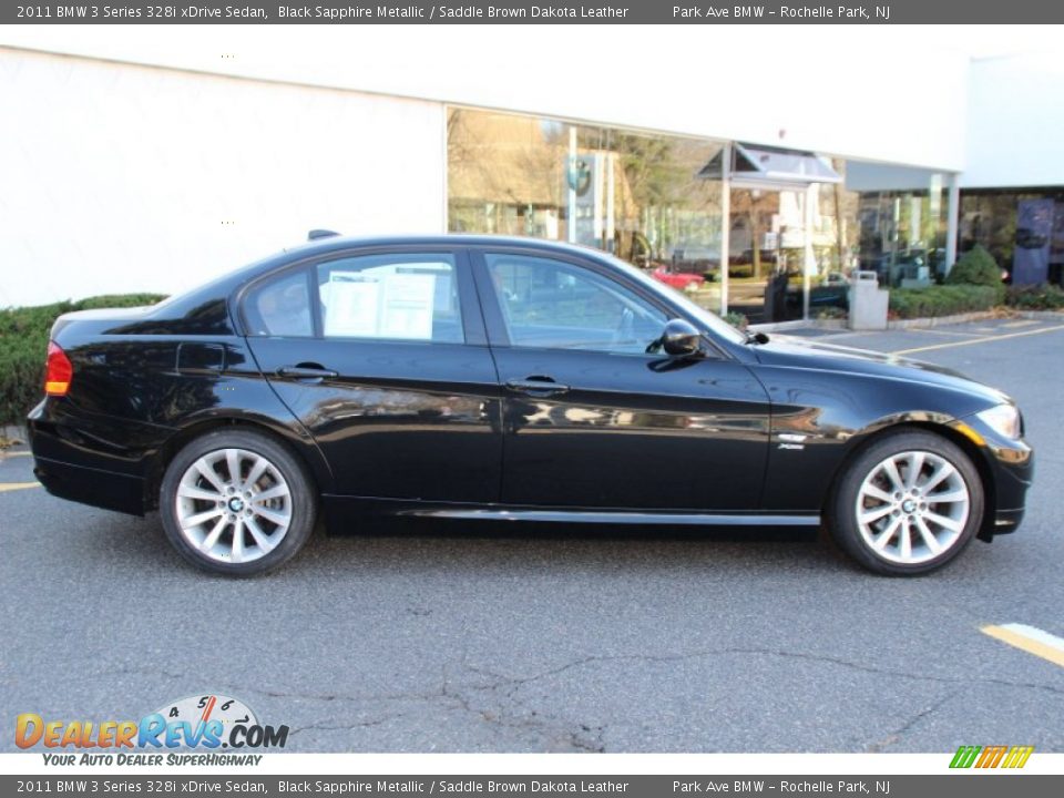 2011 BMW 3 Series 328i xDrive Sedan Black Sapphire Metallic / Saddle Brown Dakota Leather Photo #2