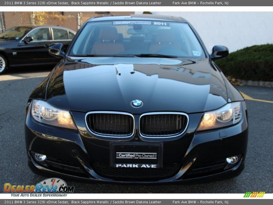 2011 BMW 3 Series 328i xDrive Sedan Black Sapphire Metallic / Saddle Brown Dakota Leather Photo #8