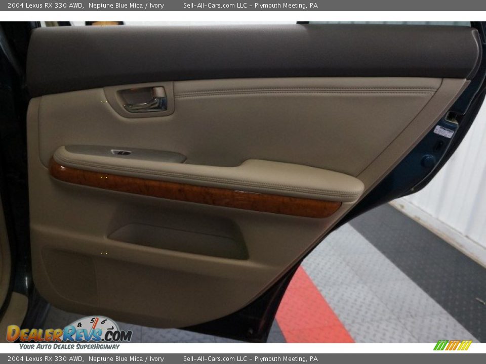 2004 Lexus RX 330 AWD Neptune Blue Mica / Ivory Photo #16