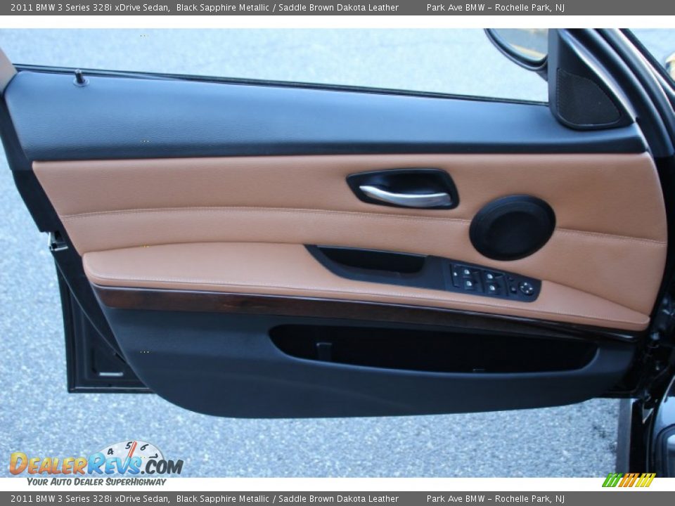 2011 BMW 3 Series 328i xDrive Sedan Black Sapphire Metallic / Saddle Brown Dakota Leather Photo #9