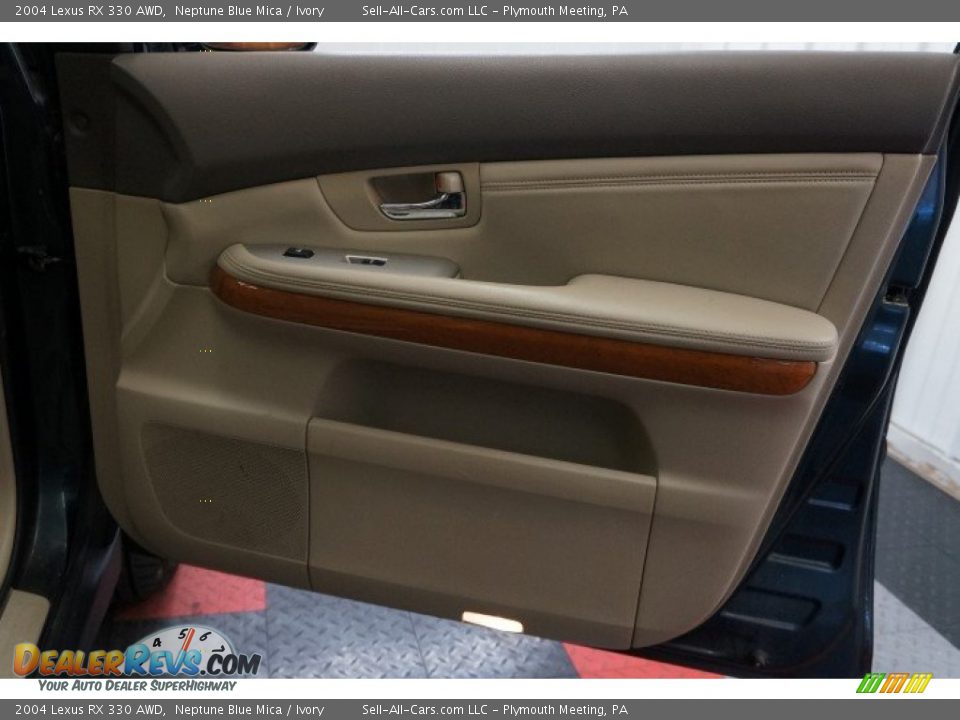 2004 Lexus RX 330 AWD Neptune Blue Mica / Ivory Photo #17