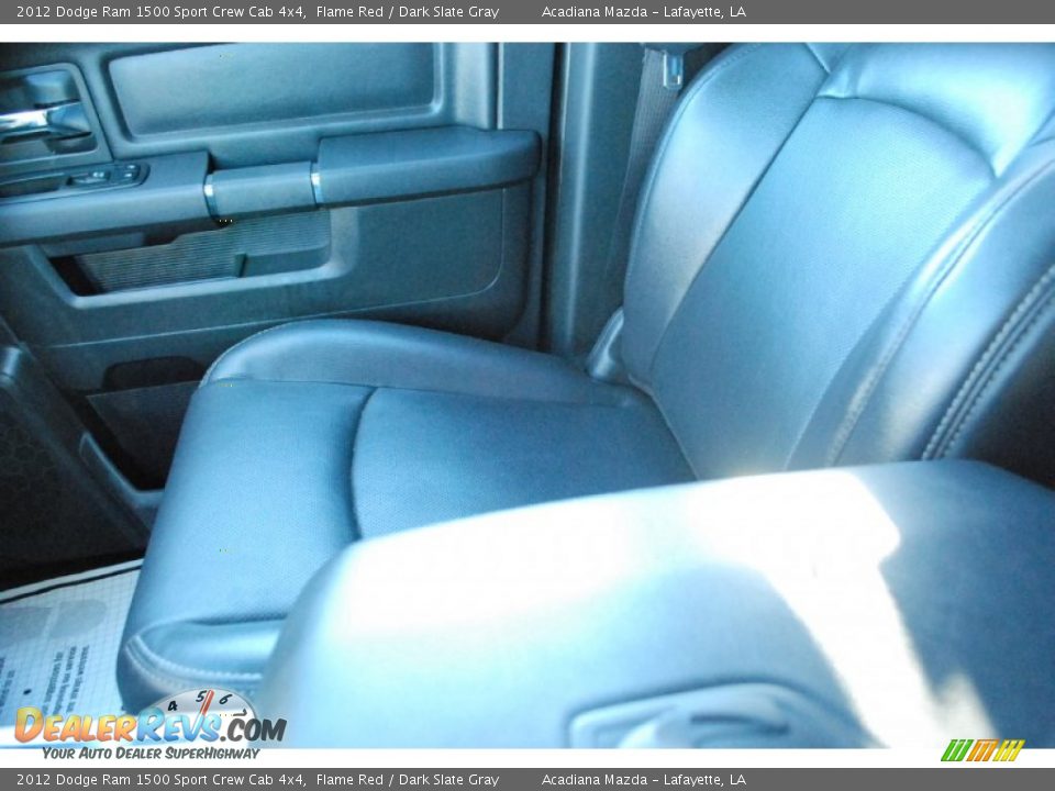 2012 Dodge Ram 1500 Sport Crew Cab 4x4 Flame Red / Dark Slate Gray Photo #23