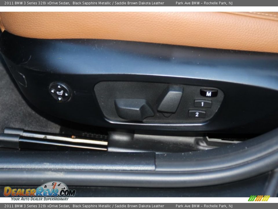 2011 BMW 3 Series 328i xDrive Sedan Black Sapphire Metallic / Saddle Brown Dakota Leather Photo #13