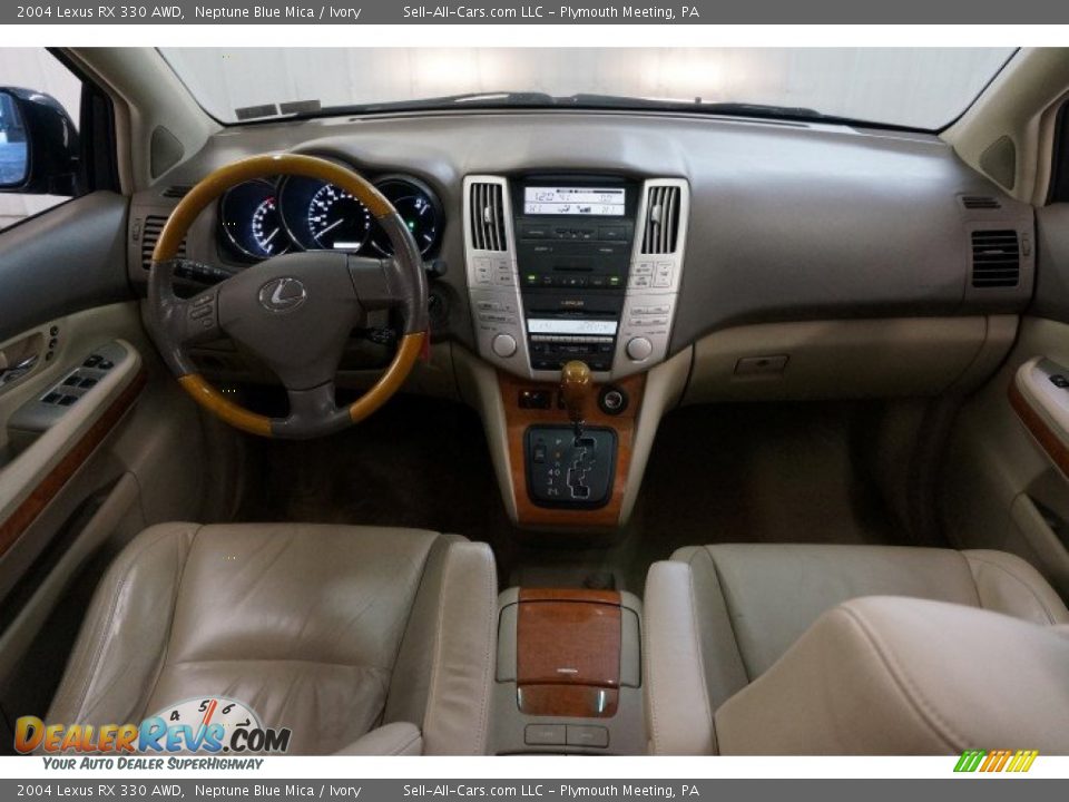 2004 Lexus RX 330 AWD Neptune Blue Mica / Ivory Photo #22