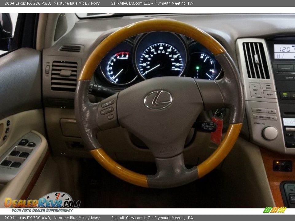 2004 Lexus RX 330 AWD Neptune Blue Mica / Ivory Photo #23