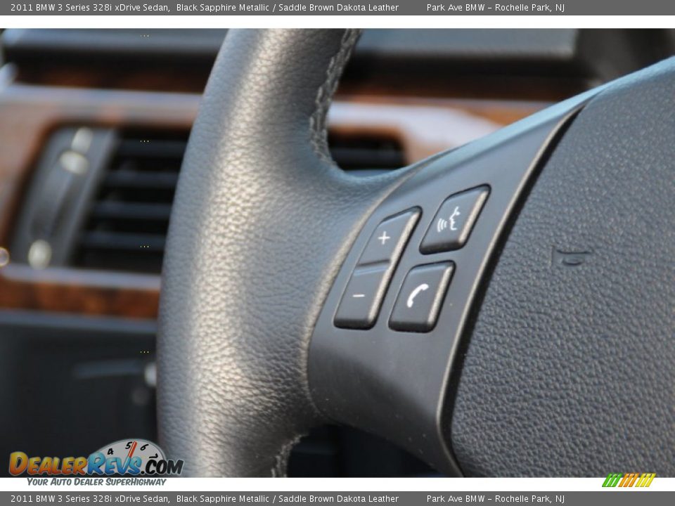 2011 BMW 3 Series 328i xDrive Sedan Black Sapphire Metallic / Saddle Brown Dakota Leather Photo #20