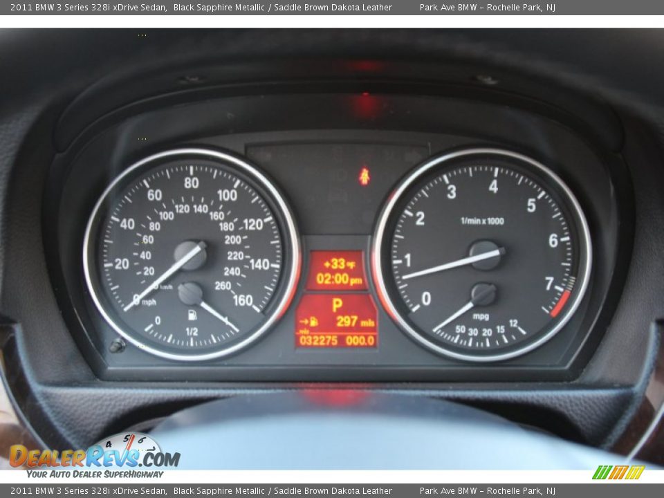 2011 BMW 3 Series 328i xDrive Sedan Black Sapphire Metallic / Saddle Brown Dakota Leather Photo #22
