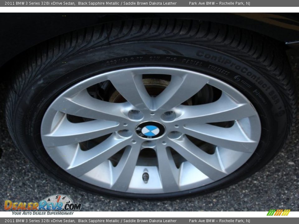 2011 BMW 3 Series 328i xDrive Sedan Black Sapphire Metallic / Saddle Brown Dakota Leather Photo #34