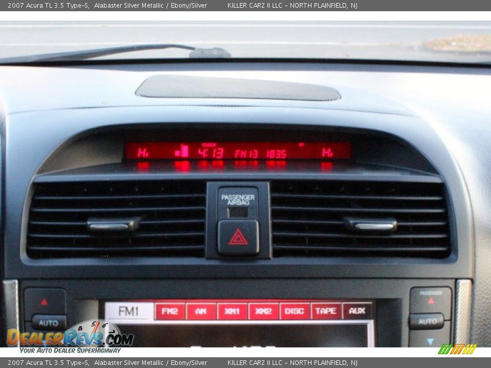 2007 Acura TL 3.5 Type-S Alabaster Silver Metallic / Ebony/Silver Photo #17