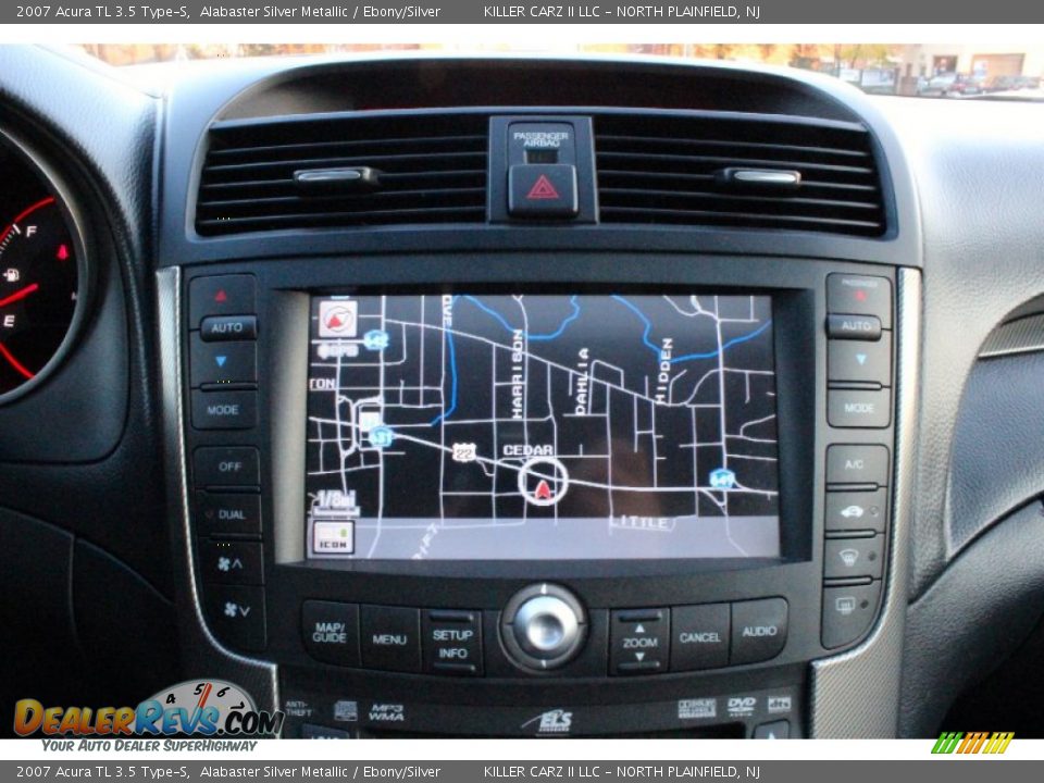 2007 Acura TL 3.5 Type-S Alabaster Silver Metallic / Ebony/Silver Photo #18